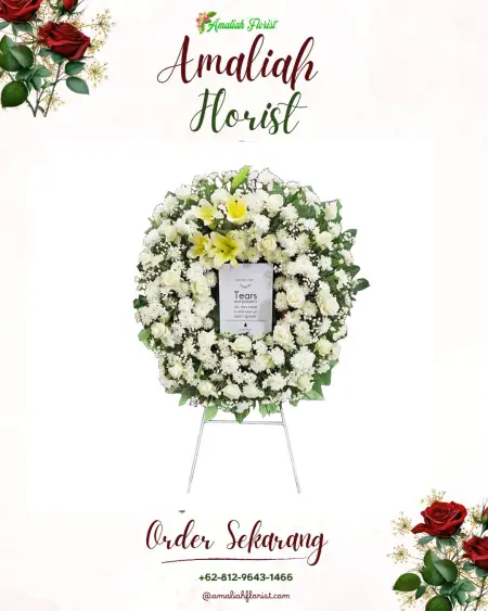 Krans Bunga Duka Rawasari